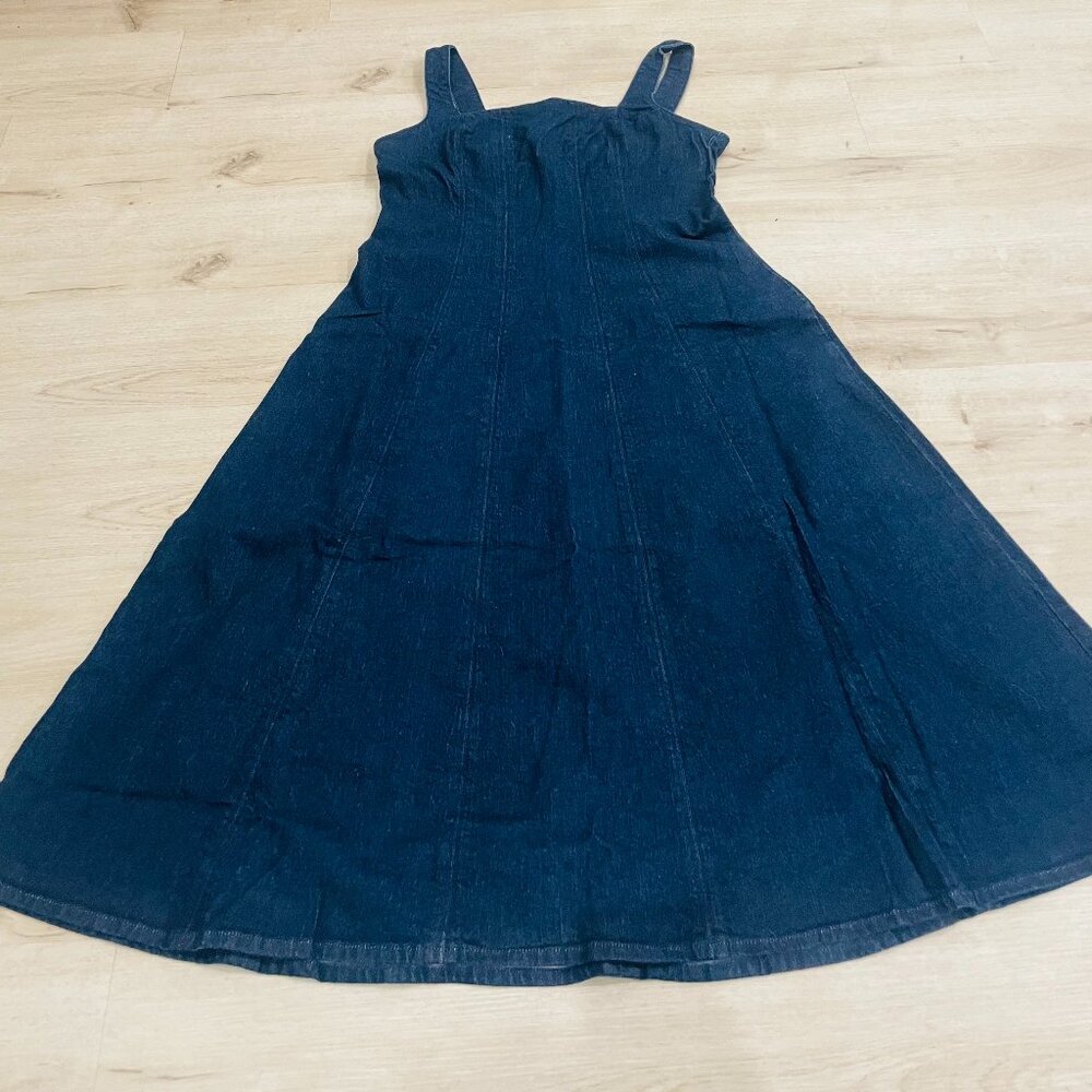 Abercrombie & Fitch Navy Midi Dress